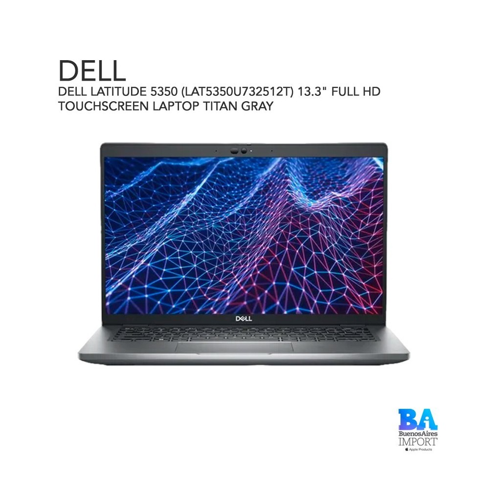 DELL LATITUDE 5350 (LAT5350U732512T) 13.3" FULL HD TOUCHSCREEN LAPTOP TITAN GRAY