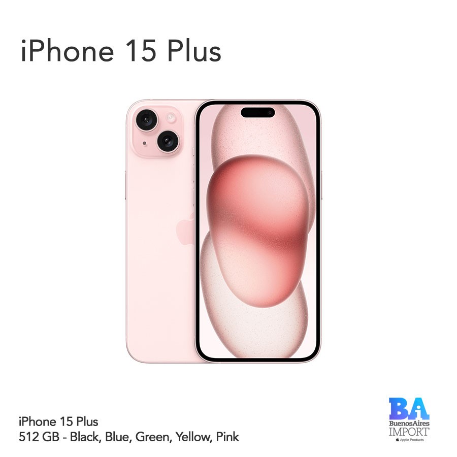iPhone 15 Plus - 512 GB - Buenos Aires Import