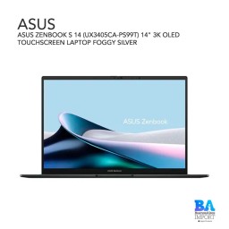 ASUS ZENBOOK S 14 (UX3405CA-PS99T) 14" 3K OLED TOUCHSCREEN LAPTOP FOGGY SILVER