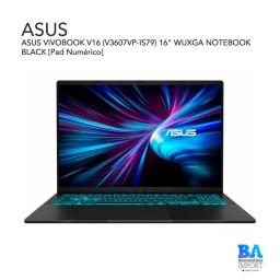 ASUS VIVOBOOK V16 (V3607VP-IS79) 16" WUXGA NOTEBOOK BLACK [Pad Numérico]