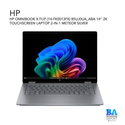 HP OMNIBOOK X FLIP (14-FK0013FX) B5UJ0UA_ABA 14" 2K TOUCHSCREEN LAPTOP 2-IN-1 METEOR SILVER