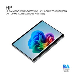 HP OMNIBOOK X (16-BG0033DX) 16" 2K OLED TOUCHSCREEN LAPTOP METEOR SILVER [Pad Numérico]