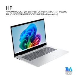 HP OMNIBOOK 7 (17-dc0373cl) C53F3UA_ABA 17,3" FULLHD TOUCHSCREEN NOTEBOOK SILVER [Pad Numérico]