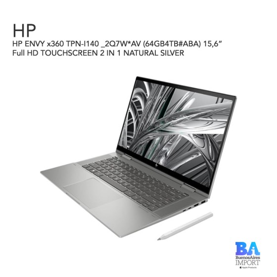 HP ENVY x360 TPN-I140 _2Q7W*AV (64GB4TB)  15,6” Full HD TOUCHSCREEN 2 IN 1...