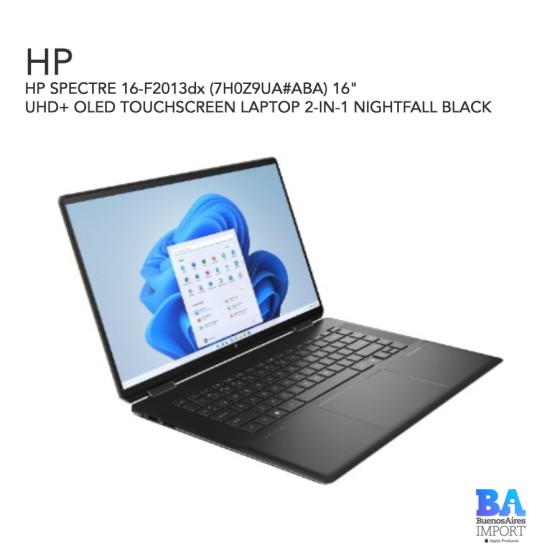 HP SPECTRE 16-F2013dx (7H0Z9UA) 16" UHD+ OLED TOUCHSCREEN LAPTOP 2-IN-1...