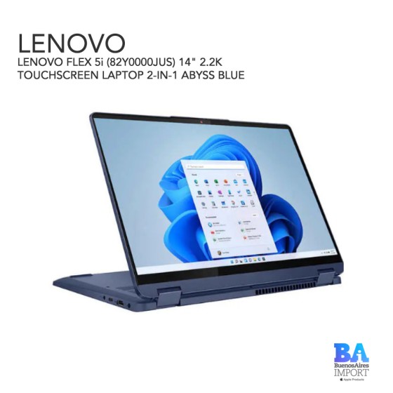 LENOVO FLEX 5i (82Y0000JUS) 14" 2.2K TOUCHSCREEN LAPTOP 2-IN-1 ABYSS BLUE