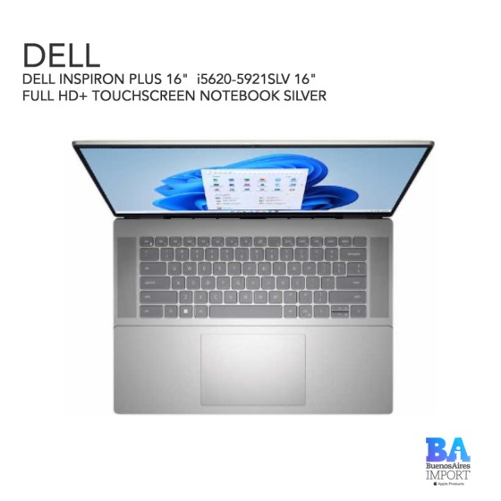 DELL INSPIRON PLUS 16"  i5620-5921SLV 16" FULL HD+ TOUCHSCREEN NOTEBOOK SILVER