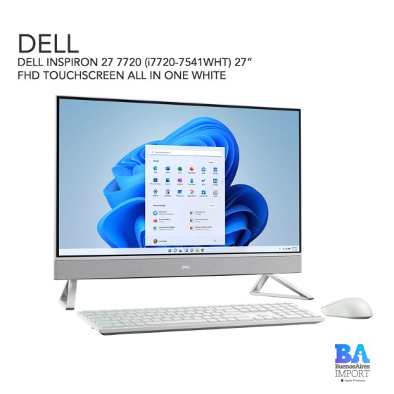 DELL INSPIRON 27 7720 (i7720-7541WHT) 27” FHD TOUCHSCREEN ALL IN ONE WHITE