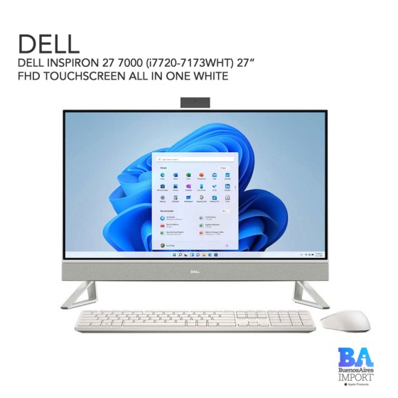 DELL INSPIRON 27 7000 (i7720-7173WHT) 27” FHD TOUCHSCREEN ALL IN ONE WHITE