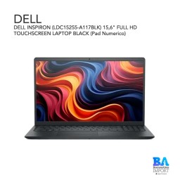 DELL INSPIRON (LDC15255-A117BLK) 15,6" FULL HD TOUCHSCREEN LAPTOP BLACK (Pad Numerico)