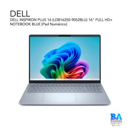DELL INSPIRON PLUS 16 (LDB16250-9052BLU) 16" FULL HD+ NOTEBOOK BLUE [Pad Numérico]