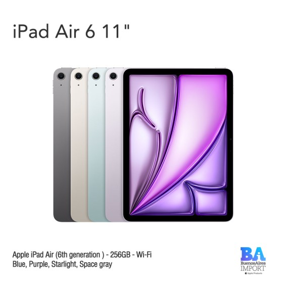 iPad Air 6 11" - 256 GB - Wi-Fi