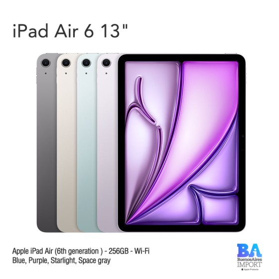 iPad Air 6 13" - 256 GB - Wi-Fi