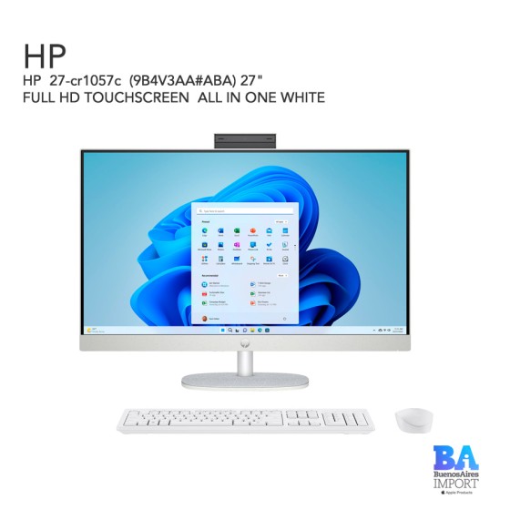 HP  27-cr1057c  (9B4V3AA) 27" FULL HD TOUCHSCREEN  ALL IN ONE WHITE