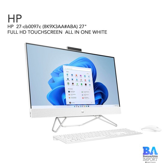 HP  27-cb0097c (8K9X3AA) 27" FULL HD TOUCHSCREEN  ALL IN ONE WHITE