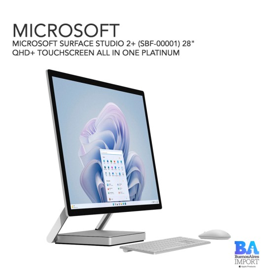 MICROSOFT SURFACE STUDIO 2+ (SBF-00001) 28" QHD+ TOUCHSCREEN ALL IN ONE PLATINUM