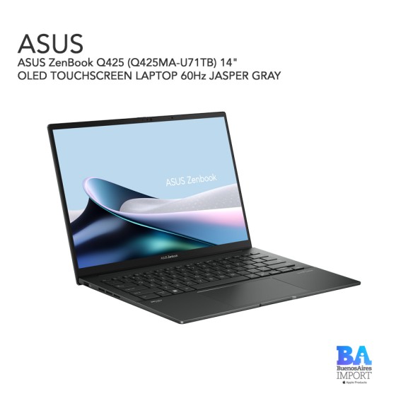 ASUS ZenBook Q425 (Q425MA-U71TB) 14" OLED TOUCHSCREEN LAPTOP 60Hz JASPER GRAY