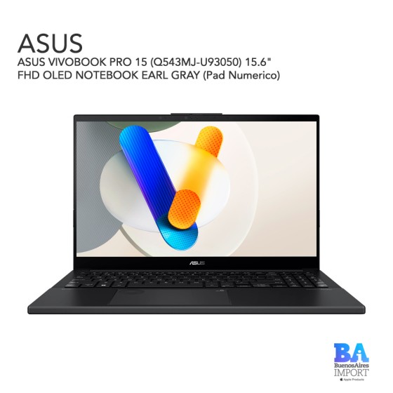 ASUS VIVOBOOK PRO 15 (Q543MJ-U93050) 15.6" FHD OLED NOTEBOOK EARL GRAY (Pad...