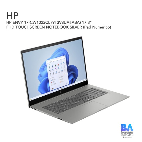 HP ENVY 17-CW1023CL (9T3V8UA) 17.3" FHD TOUCHSCREEN NOTEBOOK SILVER (Pad...