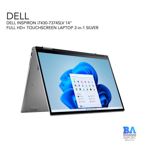 DELL INSPIRON i7430-7374SLV 14" FULL HD+ TOUCHSCREEN LAPTOP 2-in-1 SILVER