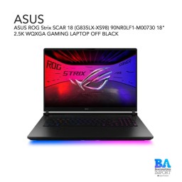 ASUS ROG Strix SCAR 18 (G835LX-XS98) 90NR0LF1-M00730 18" 2.5K WQXGA GAMING LAPTOP OFF BLACK