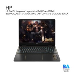HP OMEN League of Legends Ltd Ed (16-am0017dx) BZ0F9UA_ABA 16" 2K GAMING LAPTOP 165Hz SHADOW BLACK