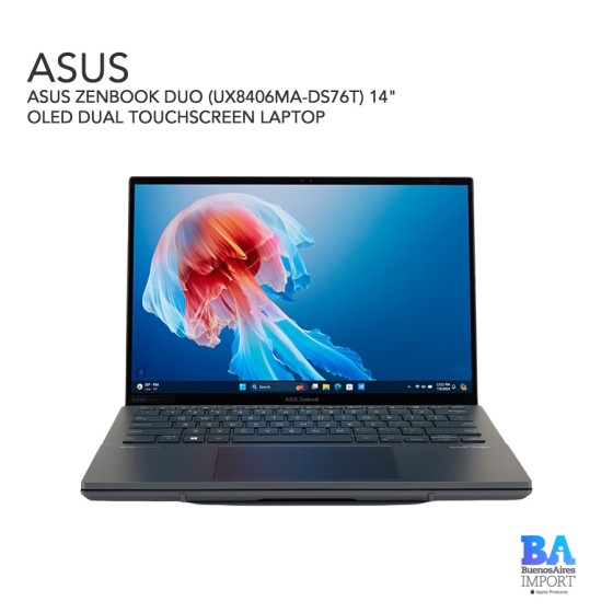 ASUS ZENBOOK DUO (UX8406MA-DS76T) 14" OLED DUAL TOUCHSCREEN LAPTOP