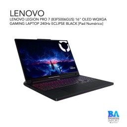 LENOVO LEGION PRO 7 (83F5006GUS) 16" OLED WQXGA GAMING LAPTOP 240Hz ECLIPSE BLACK [Pad Numérico]