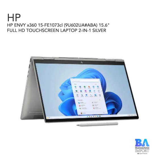 HP ENVY x360 15-FE1073cl (9U602UA) 15.6" FULL HD TOUCHSCREEN LAPTOP 2-IN-1...