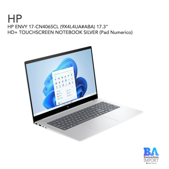 HP ENVY 17-CN4065CL (9X4L4UA) 17.3" HD+ TOUCHSCREEN NOTEBOOK SILVER (Pad...