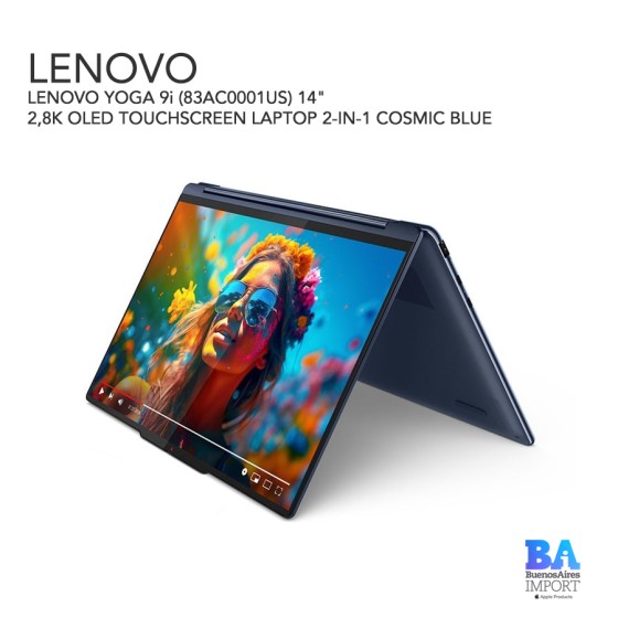 LENOVO YOGA 9i (83AC0001US) 14" 2,8K OLED TOUCHSCREEN LAPTOP 2-IN-1 COSMIC BLUE