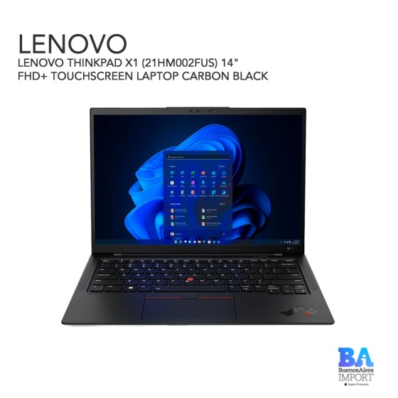 LENOVO THINKPAD X1 (21HM002FUS) 14" FHD+ TOUCHSCREEN LAPTOP CARBON BLACK