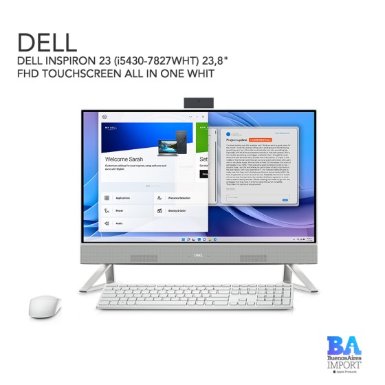 DELL INSPIRON 23 (i5430-7827WHT) 23,8"” FHD TOUCHSCREEN ALL IN ONE WHIT