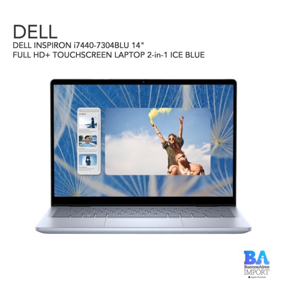 DELL INSPIRON i7440-7304BLU 14" FULL HD+ TOUCHSCREEN LAPTOP 2-in-1 ICE BLUE