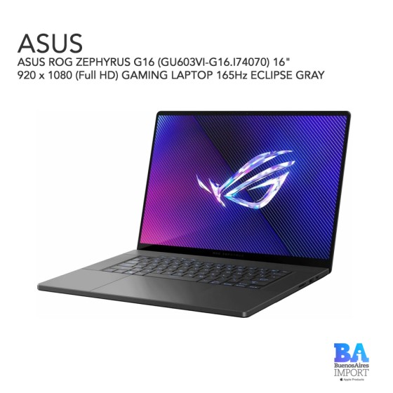 ASUS ROG ZEPHYRUS G16 (GU603VI-G16.I74070) 16" 1920 x 1080 (Full HD) GAMING...