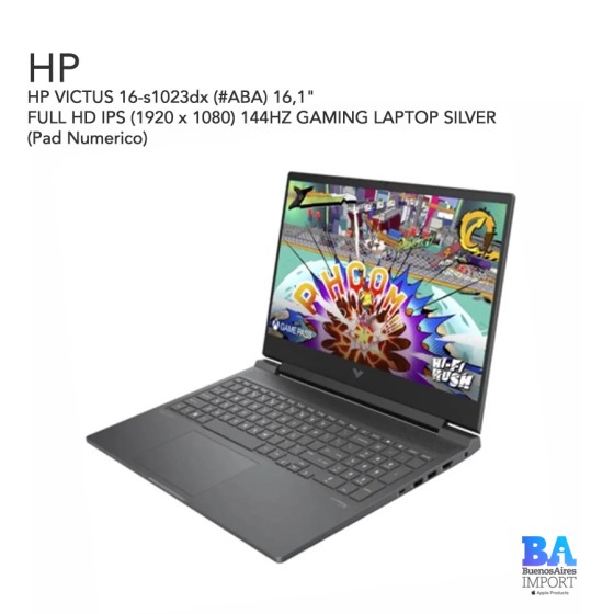 HP VICTUS 16-s1023dx 16,1" FULL HD IPS (1920 x 1080) 144HZ GAMING LAPTOP...