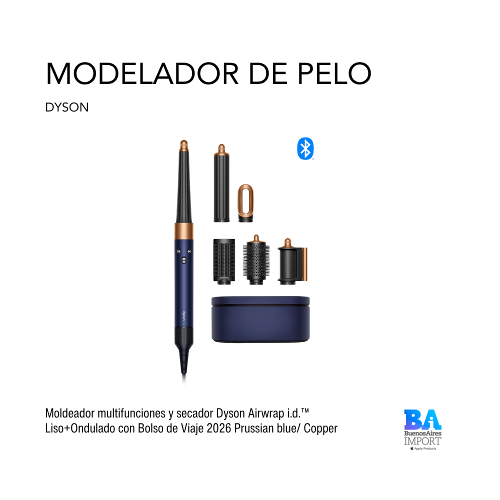 Moldeador multifunciones y secador Dyson Airwrap i.d.™ Liso+Ondulado con cofre 2026 Amber Silk