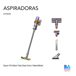 Dyson V15 Detect Total Clean Extra | Yellow/Nickel