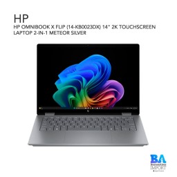HP OMNIBOOK X FLIP (14-KB0023DX) 14" 2K TOUCHSCREEN LAPTOP 2-IN-1 METEOR SILVER