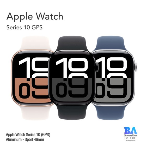 Apple Watch Series 10 Aluminum - Sport 46mm GPS