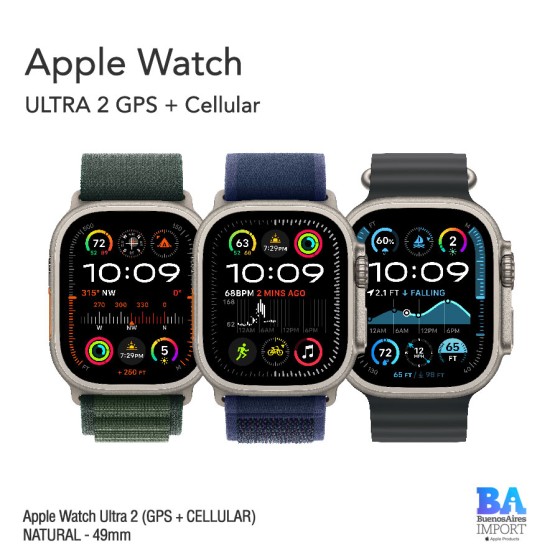 Apple Watch Ultra 2 NATURAL- 49mm + CELL