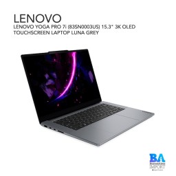 LENOVO YOGA PRO 7i (83SN0003US) 15.3" 3K OLED TOUCHSCREEN LAPTOP LUNA GREY