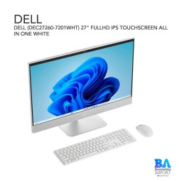 DELL (DEC27260-7201WHT) 27" FULLHD IPS TOUCHSCREEN ALL IN ONE WHITE