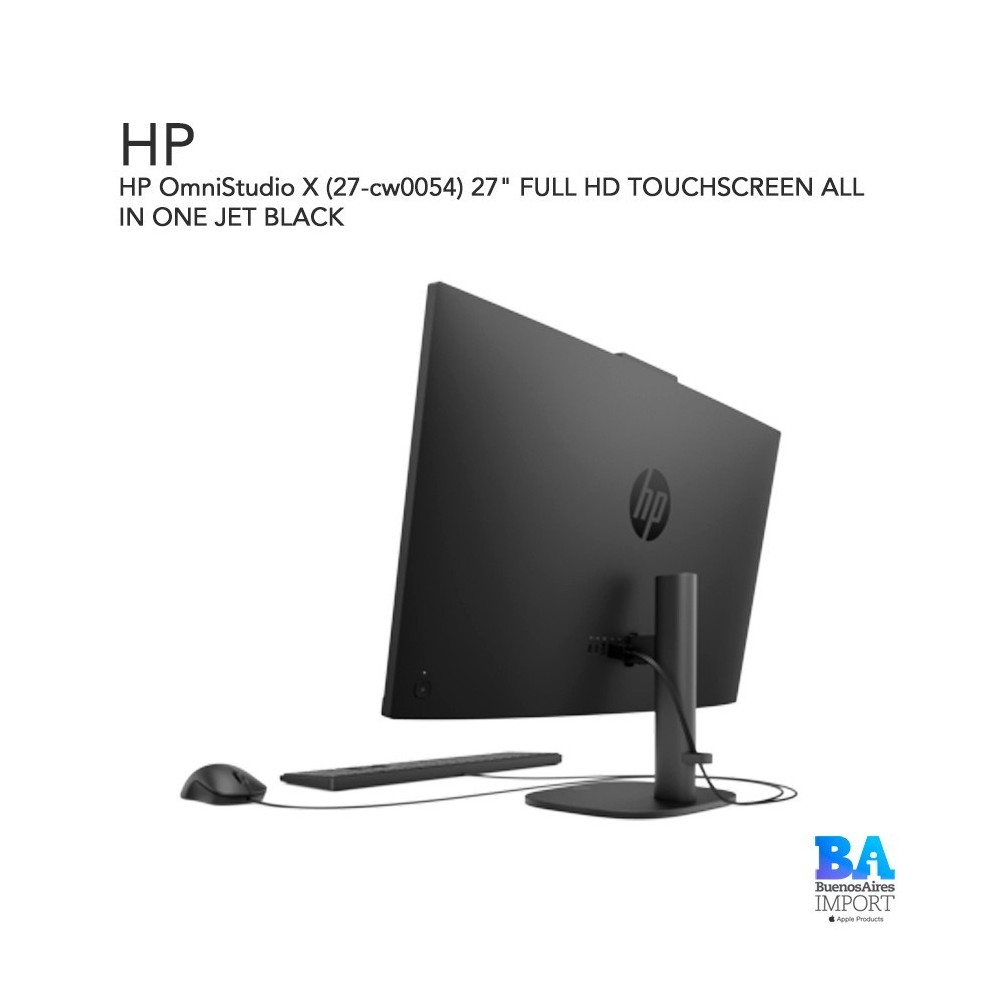 HP OmniStudio X (27-cw0054) 27" FULL HD TOUCHSCREEN ALL IN ONE JET BLACK