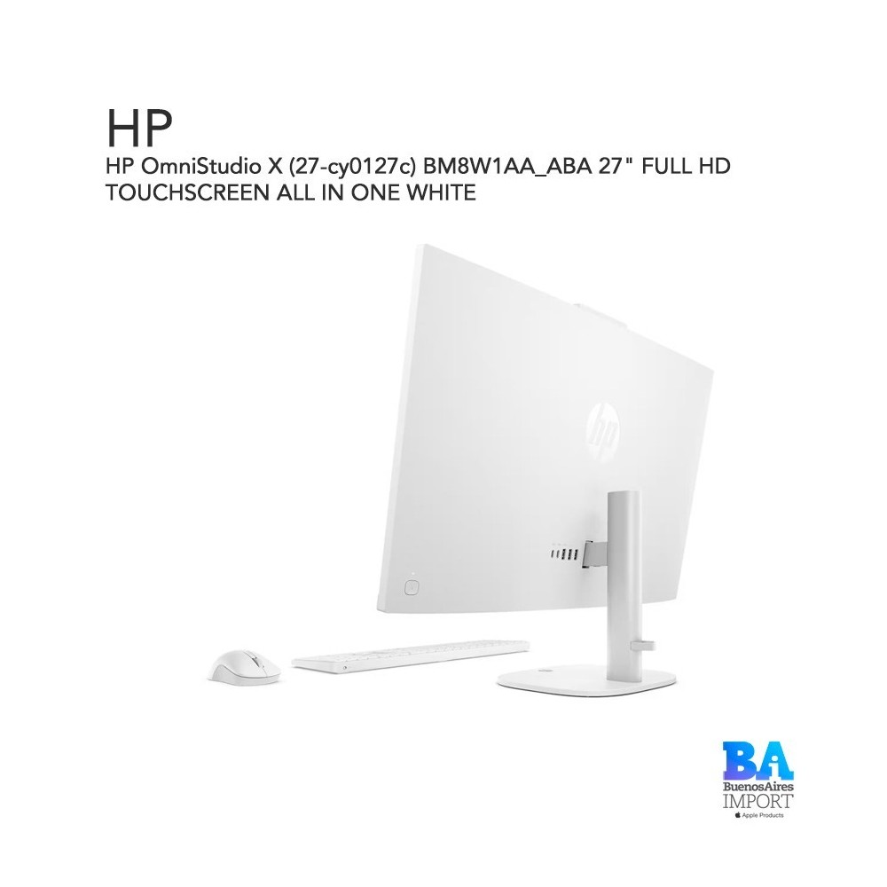 HP OmniStudio X (27-cy0127c) BM8W1AA_ABA 27" FULL HD TOUCHSCREEN ALL IN ONE WHITE