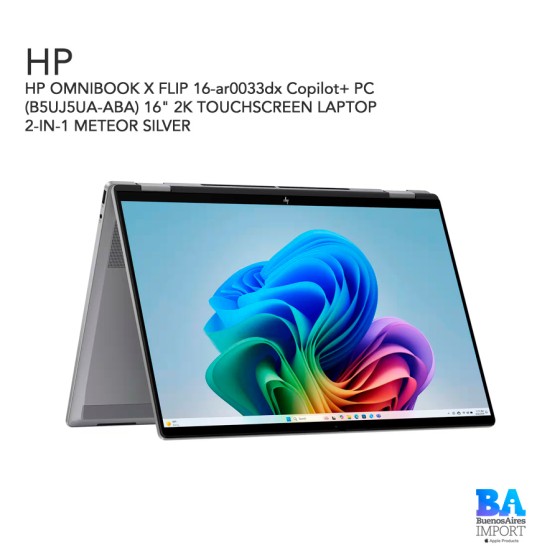 HP OMNIBOOK X FLIP 16-ar0033dx Copilot+ PC (B5UJ5UA-ABA) 16" 2K TOUCHSCREEN...