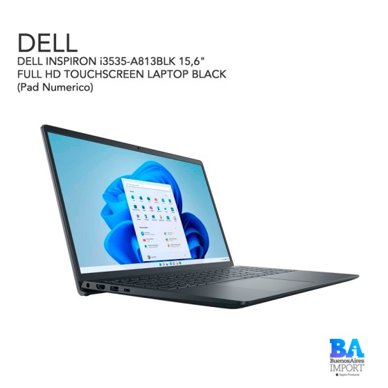 DELL INSPIRON i3535-A813BLK 15,6" FULL HD TOUCHSCREEN LAPTOP BLACK (Pad...