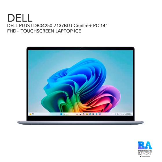DELL PLUS LDB04250-7137BLU Copilot+ PC 14" FHD+ TOUCHSCREEN LAPTOP ICE