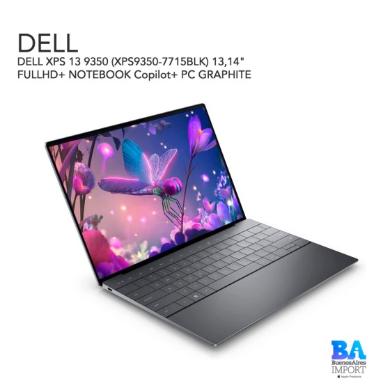 DELL XPS 13 9350 (XPS9350-7715BLK) 13,14" FULLHD+ NOTEBOOK Copilot+ PC GRAPHITE