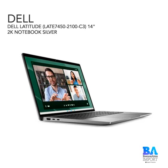 DELL LATITUDE (LATE7450-2100-C3) 14" 2K NOTEBOOK SILVER